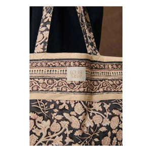 Louise Misha - Beverly Organik Pamuk Tote Çanta | Siyah