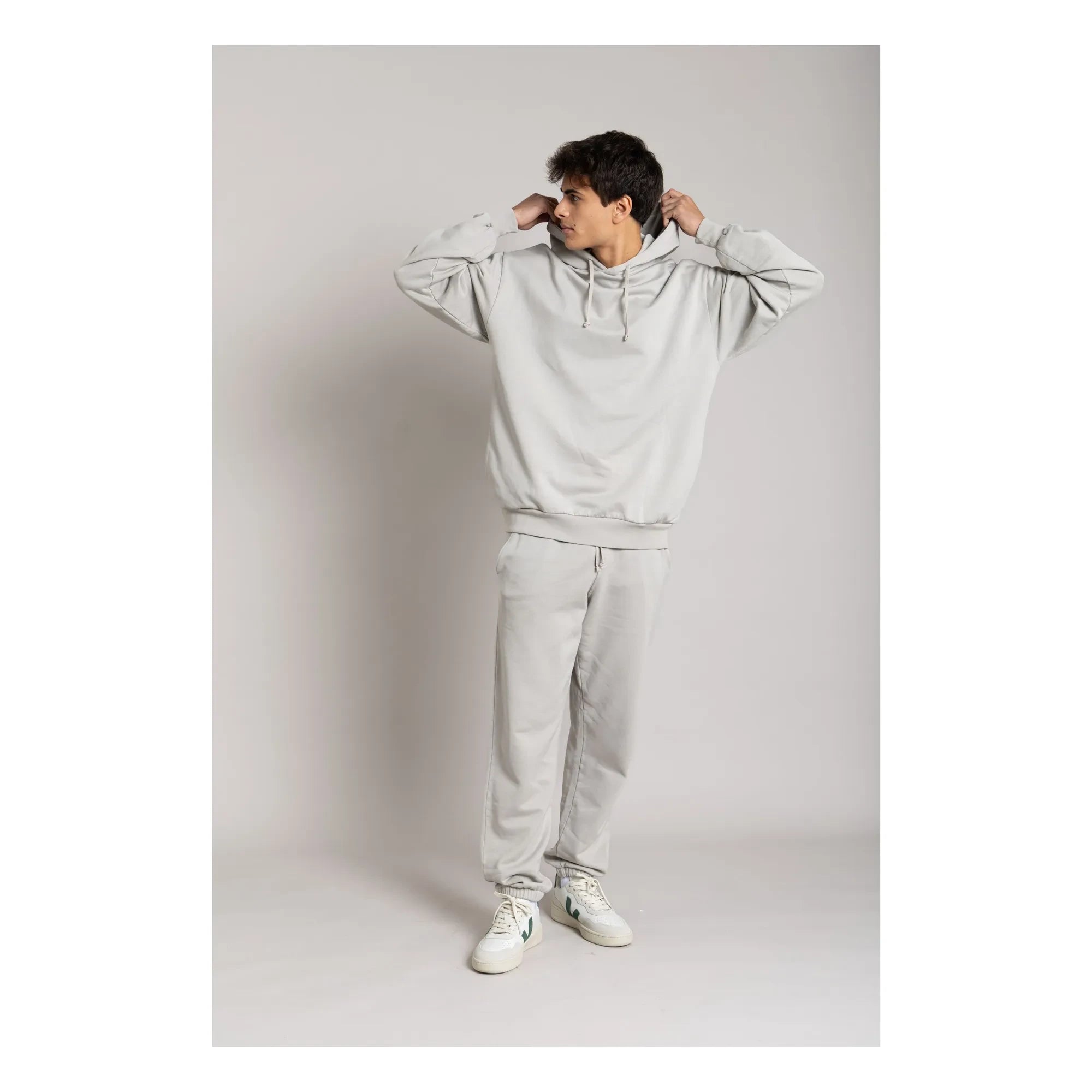 Smallable Man - Jogger Shuffle Organik Pamuk | İnci grisi