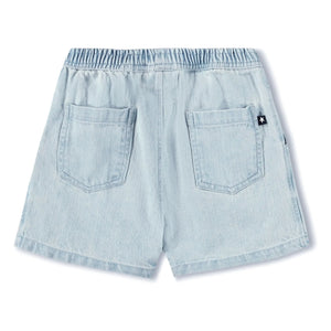 Molo - Denim Shine Organik Pamuk Şort | Açık Mavi