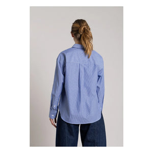 Smallable Woman - Kanel Çizgili Gömlek | Mavi