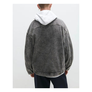 American Vintage - YopDay-B Pamuk ceketler | Koyu heather gri
