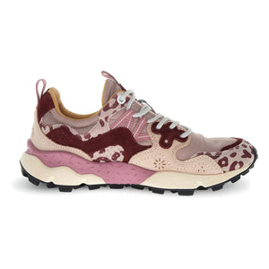 Flower Mountain - Yamano 3 İnek Kadife Sneakers | Pembe