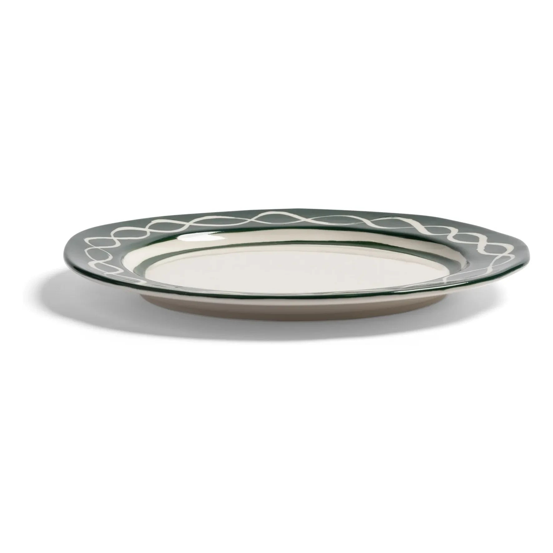 &Klevering - Festivo porselen tabaklar - 2'li Set | Yeşil