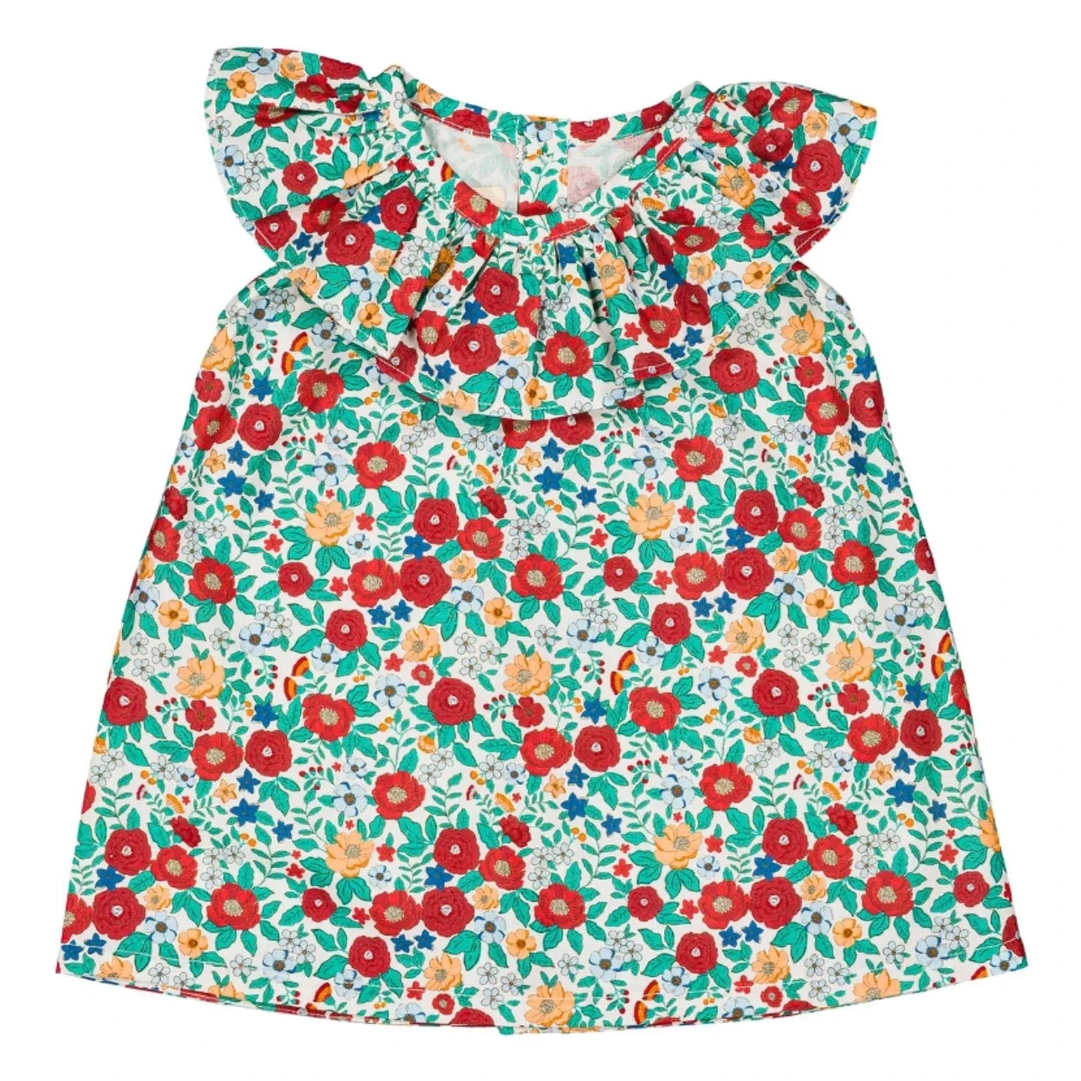 Loir - Blouse Thaïs Fleurie | Beyaz