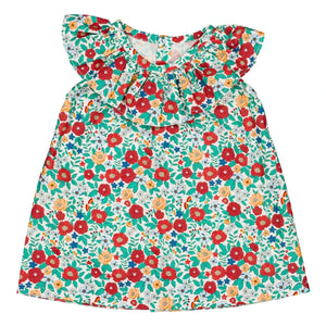 Loir - Blouse Thaïs Fleurie | Beyaz