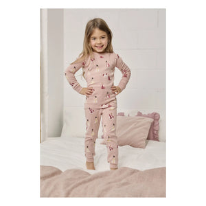 Petit Lem - Prenses Pijama Organik Pamuk | Pembe