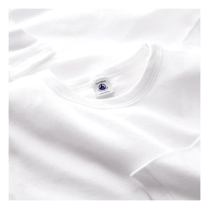 Petit Bateau - 2'li Organik Pamuk Uzun Kollu Tişört Seti | Beyaz