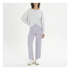 American Vintage - Damsville Yün Kayık Yaka Sweatshirt | Heather Grey
