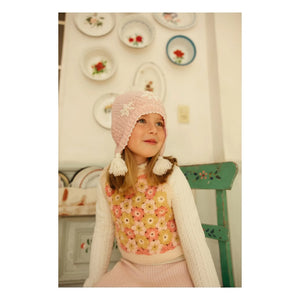 Louise Misha - Isolina bonnet | Pembe