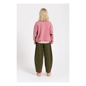 Hundred Pieces - Belmont organik pamuklu sweatshirt | Pembe