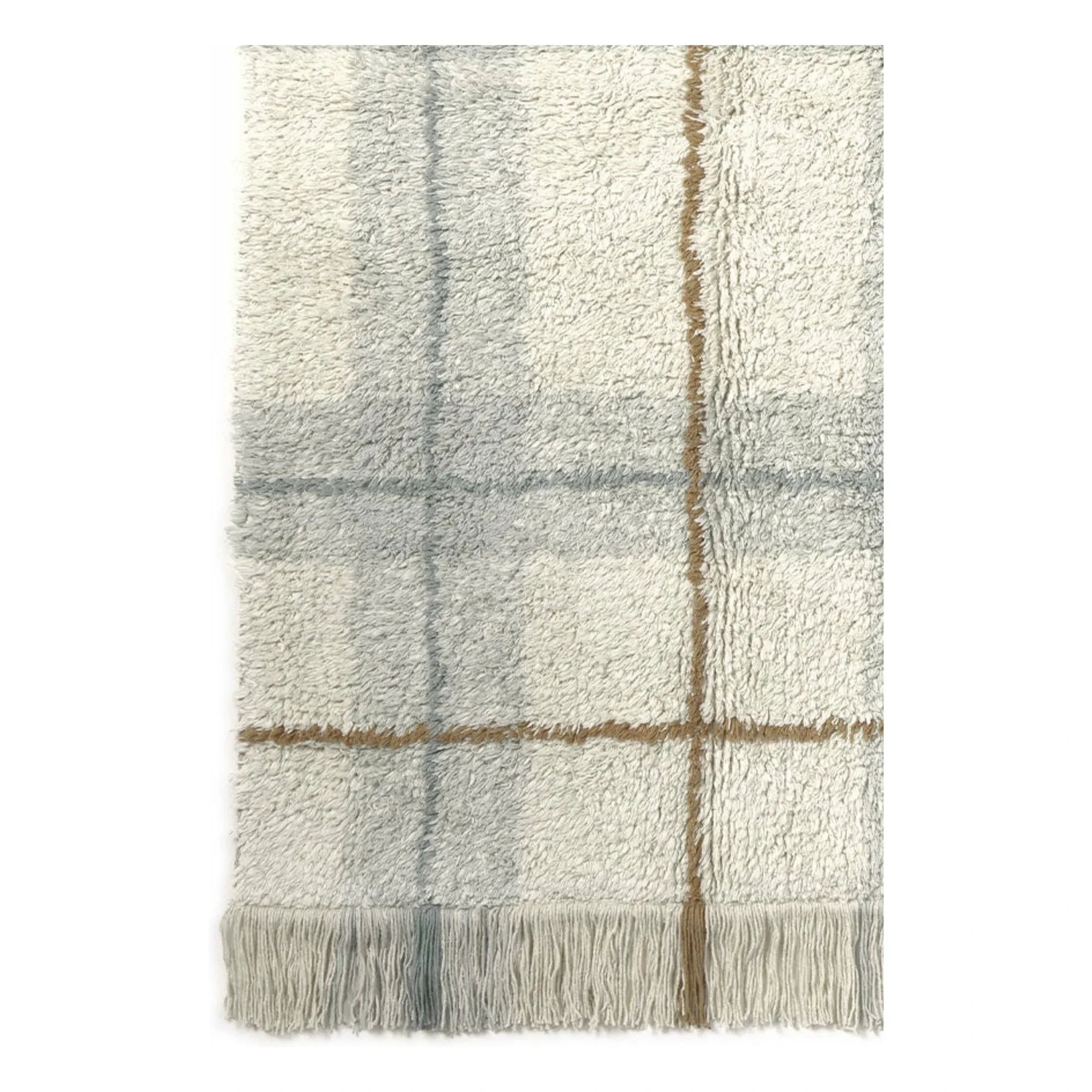 Lorena Canals - Tartan halı | Buz Mavisi