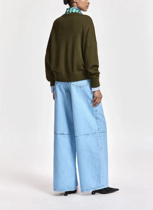 Essentiel Antwerp - Kurtis Eşarp Kazak | Haki