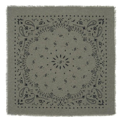 Kujten - Hachiko Kaşmir Bandana | Melanj haki