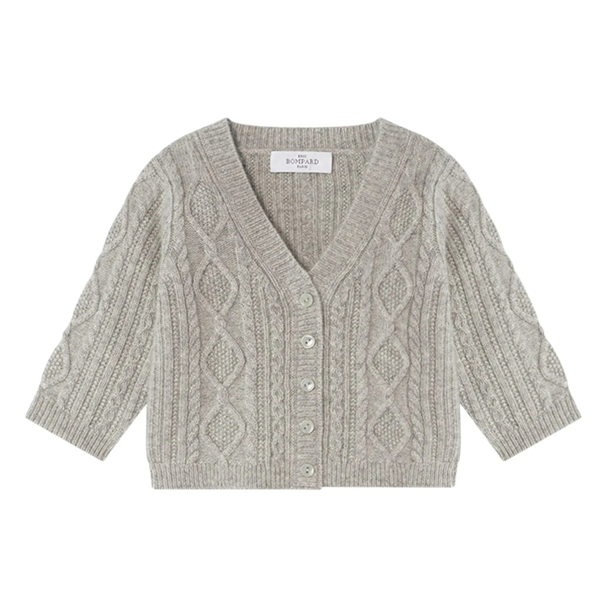 Bompard - Kaşmir Örgü Hırka | Gri