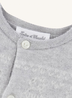 Tartine et Chocolat - Yün Teddy Tulum | Heather Grey
