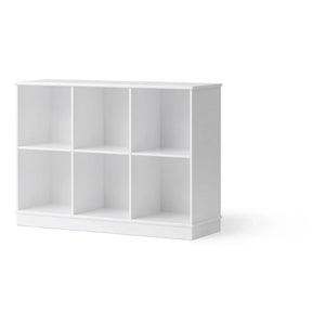 Oliver Furniture - 3x2 Tabanlı Ahşap Raf | Beyaz