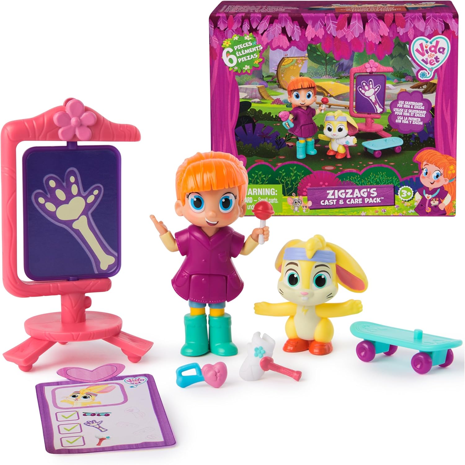 دينوسي - فيدا الطبيب البيطري، فيدا وزيج زاج من شخصيات الحركة زيج زاج