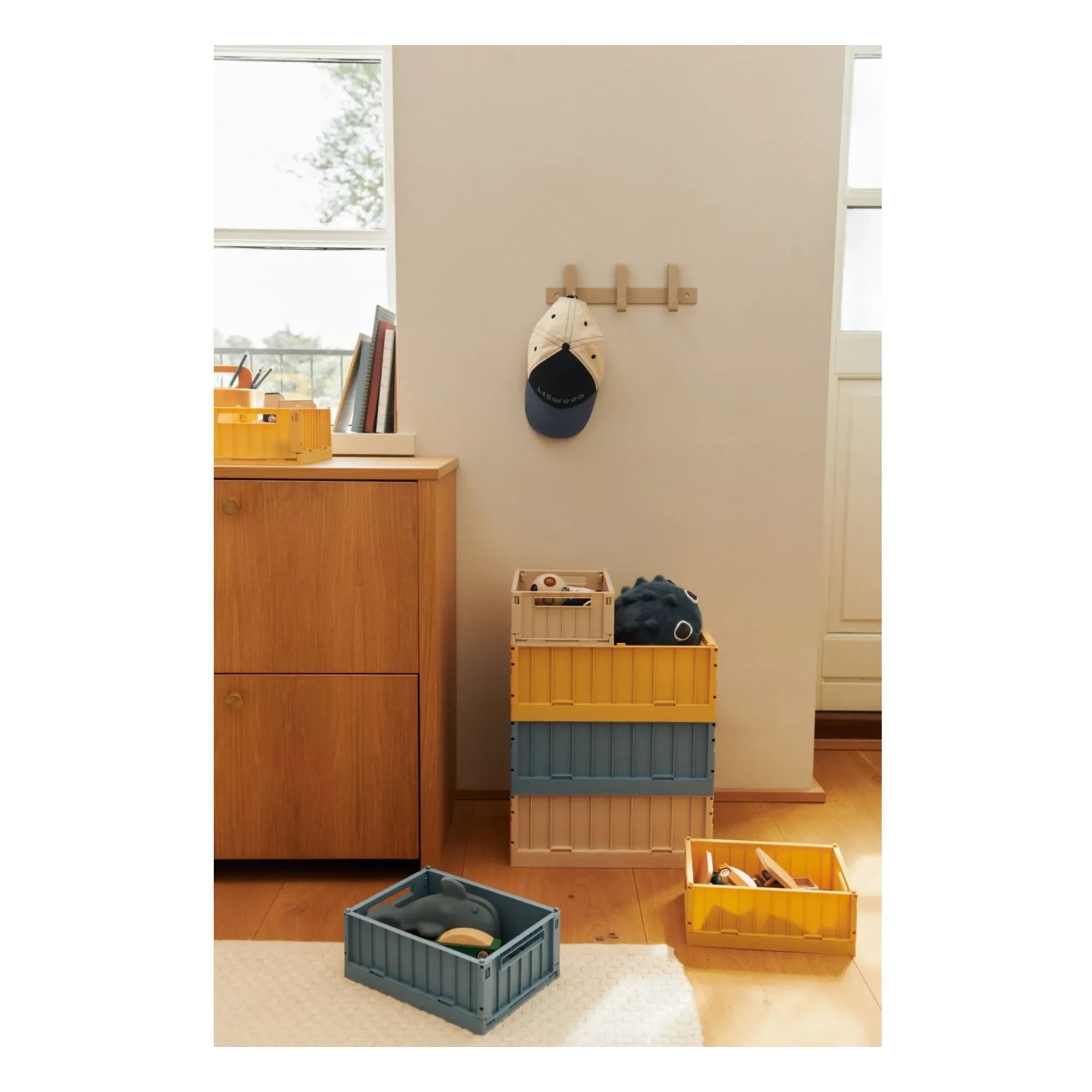 Liewood - Weston Katlanır Kasa - 2'li Set | Beach Blue