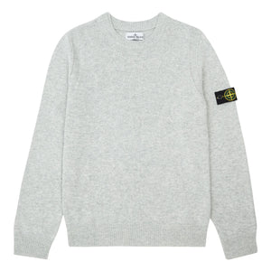 Stone Island - Gri düz kazak