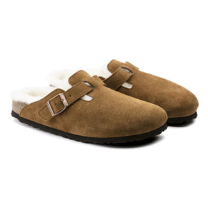 BIRKENSTOCK - Boston Shearling Terlikler - Yetişkin Koleksiyonu | Karamel