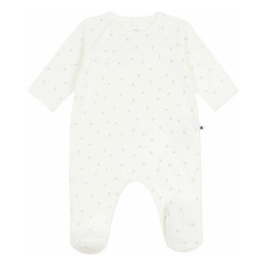 Petit Bateau - Pyjamas Dors Bien Pati Organik Pamuk | Beyaz
