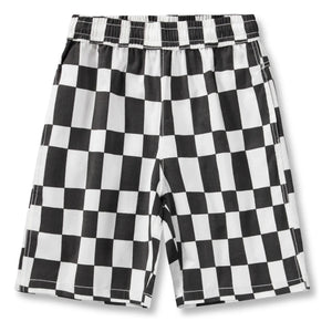 Molo - Arrow Damier Organik Pamuk Şort | Siyah