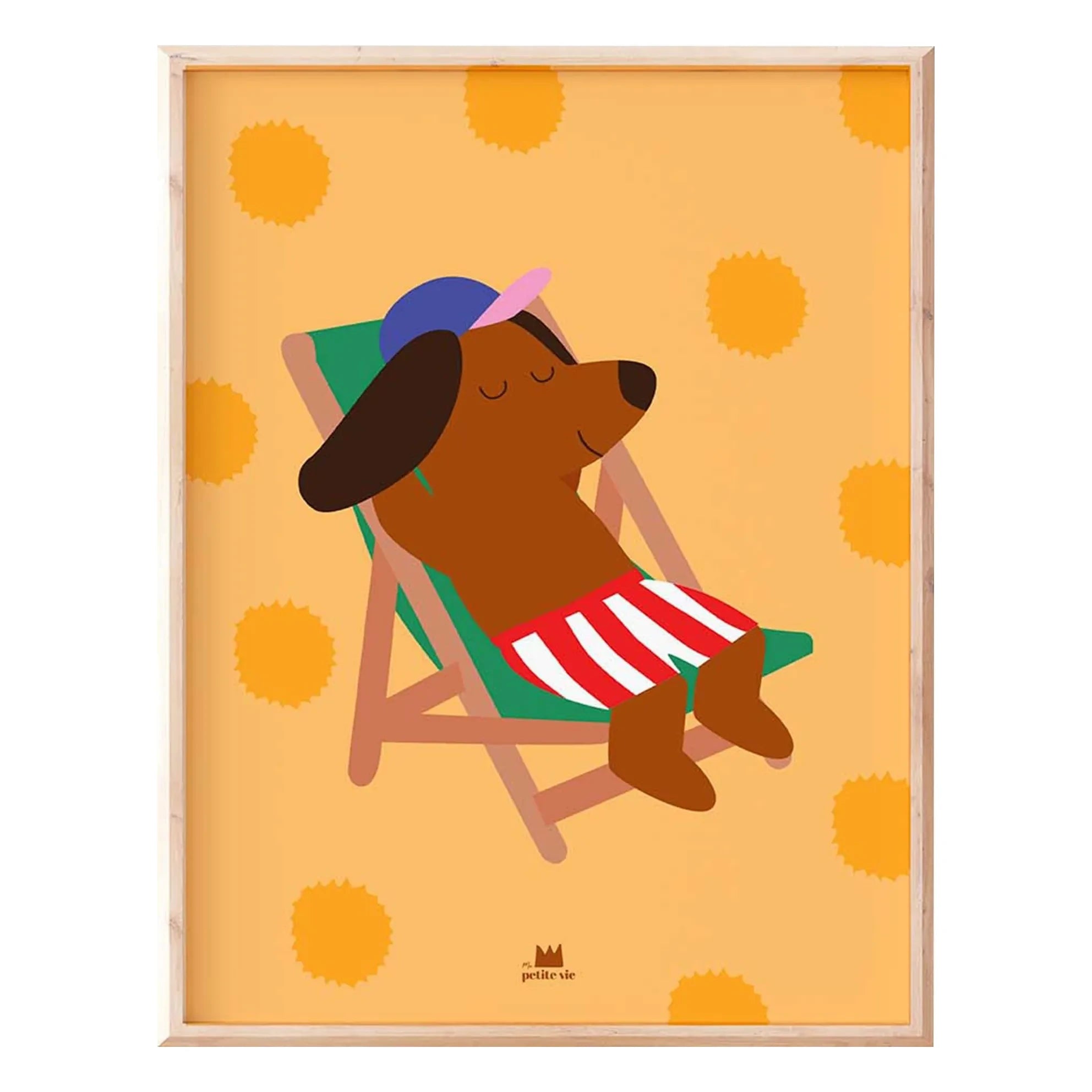 Ma petite vie - Chien Sun poster | Sarı