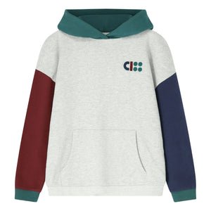Cos I Said So - Renk bloklu CISS organik pamuk sweatshirt | Gri