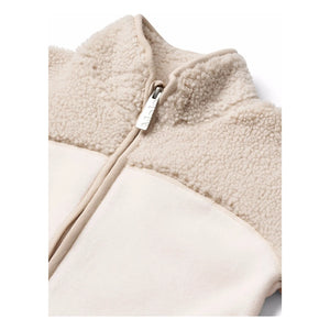 Molo - Ulani Combi Fleece Fermuarlı Sweatshirt Geri Dönüştürülmüş Lifler | Krem
