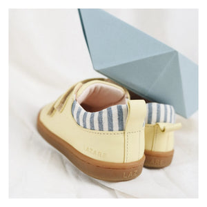 Lazare - Mahaut Çizgili Eskitme Sneakers | Soluk Sarı