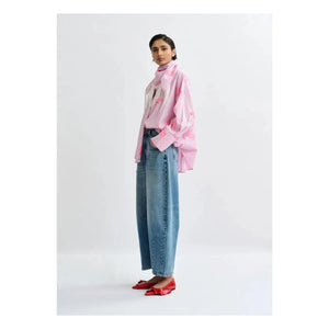 Essentiel Antwerp - Jalinki Nakışlı Gömlek | Pembe