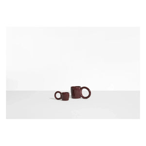 Petite friture - Donut Espresso Fincanları, Pia Chevalier - 2'li Set | Bordo