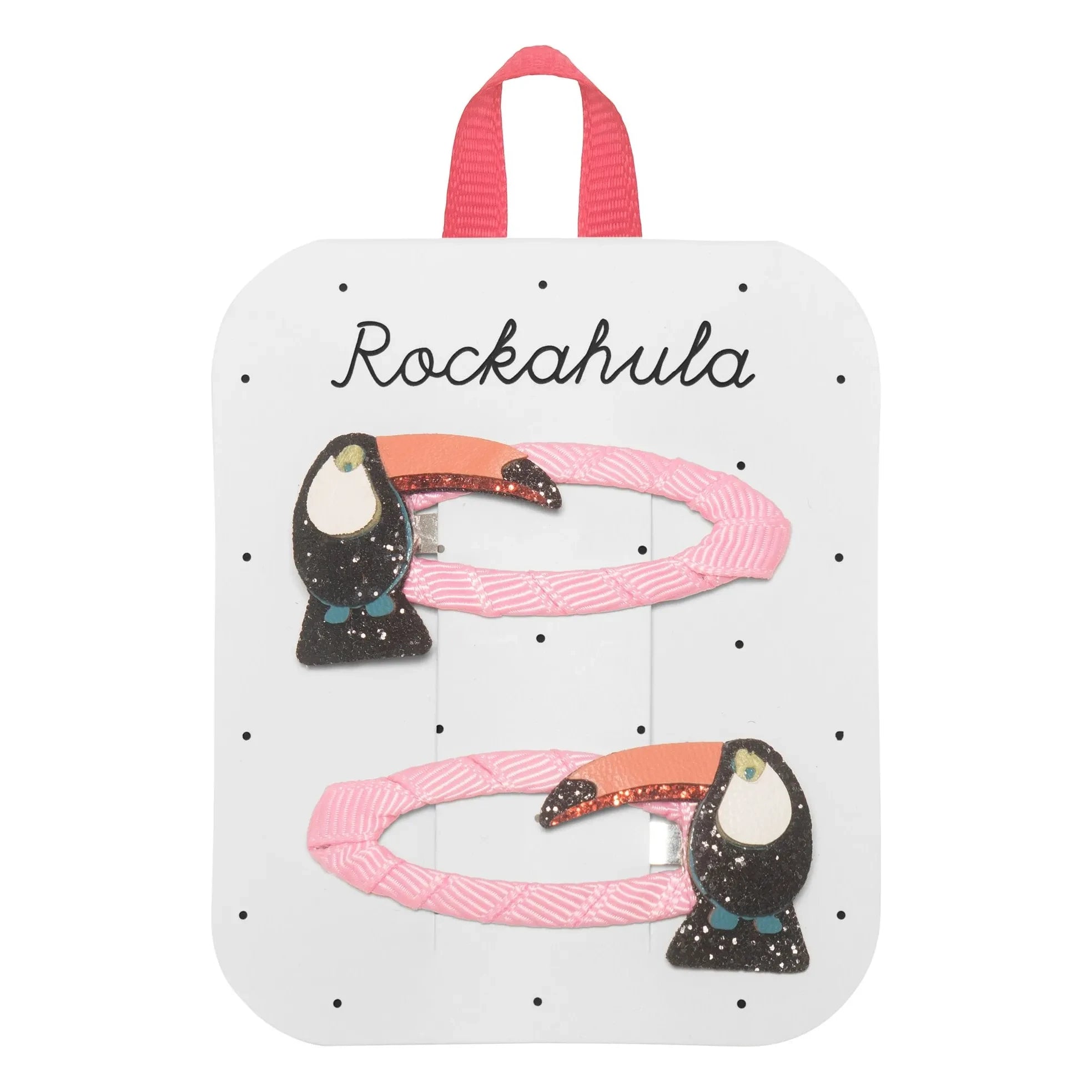 Rockahula Kids - 2 Tukandan oluşan saç tokası seti | Pembe