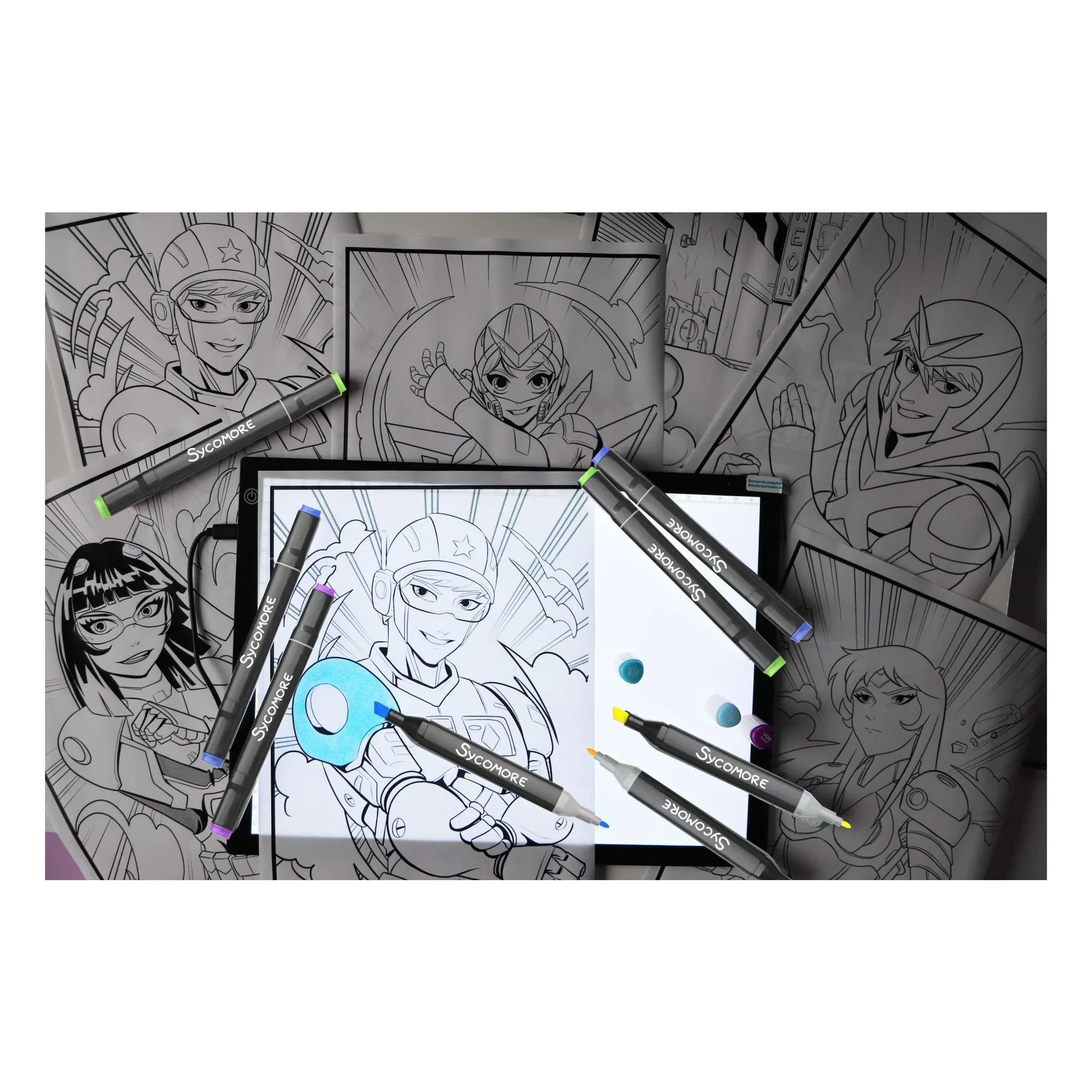 Sycomore - Manga - Işıklı masa ve marker atölyesi