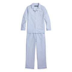 Ralph Lauren - Logo Tişört ve Pantolon Pijama | Açık Mavi
