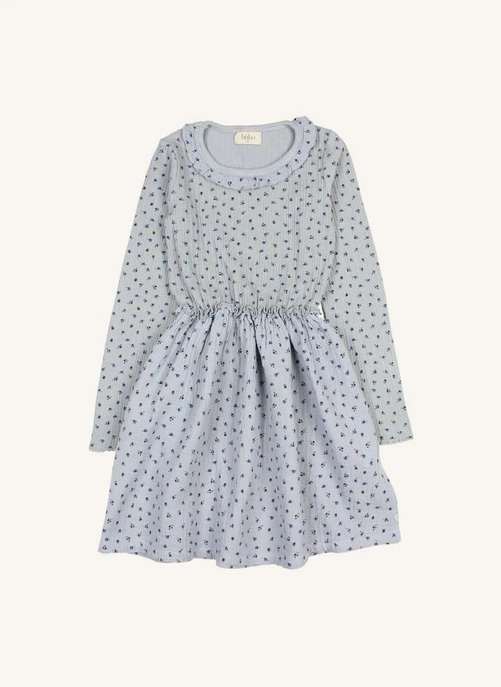 Búho - فستان مزهر | أزرق رمادي
