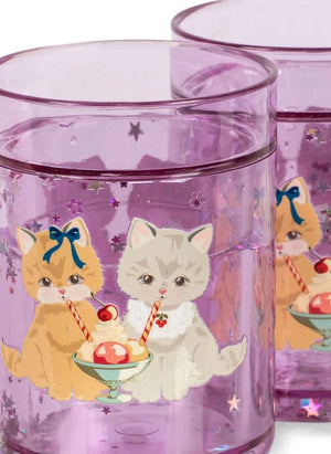 Konges Sløjd - Kitty Glitter Bardaklar - 2'li Set | Mor