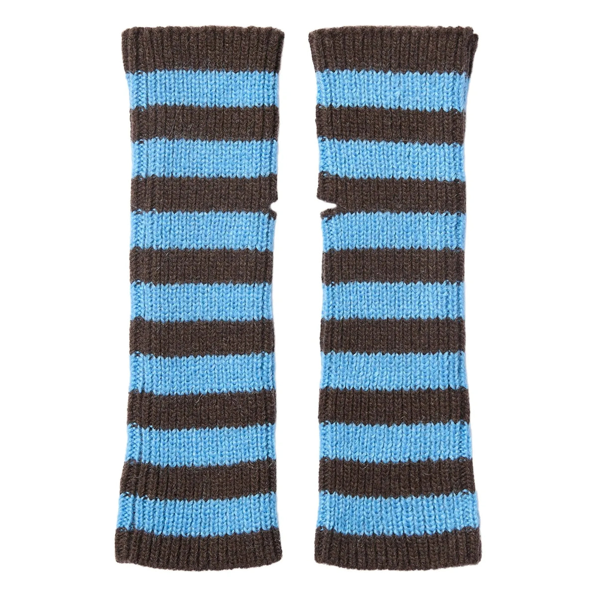Mapoésie - Oda Wool قفازات مخططة | Mavi