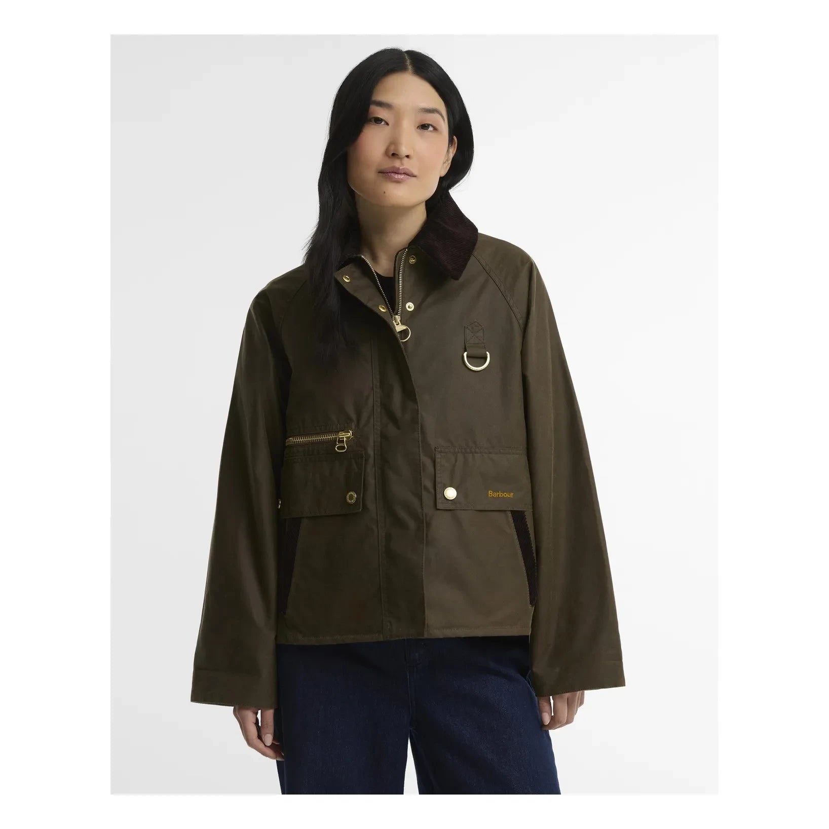 Barbour - Cottingham سترة قطنية مشمّعة | بني