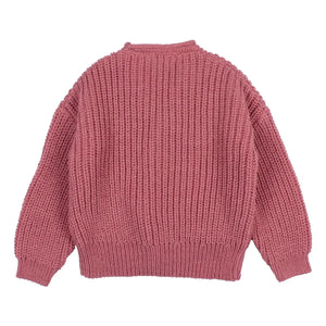 Búho - Yün Alpaka Hırka | Mauve