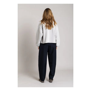 Smallable Woman - Bria organik pamuklu sweatshirt | İnci grisi