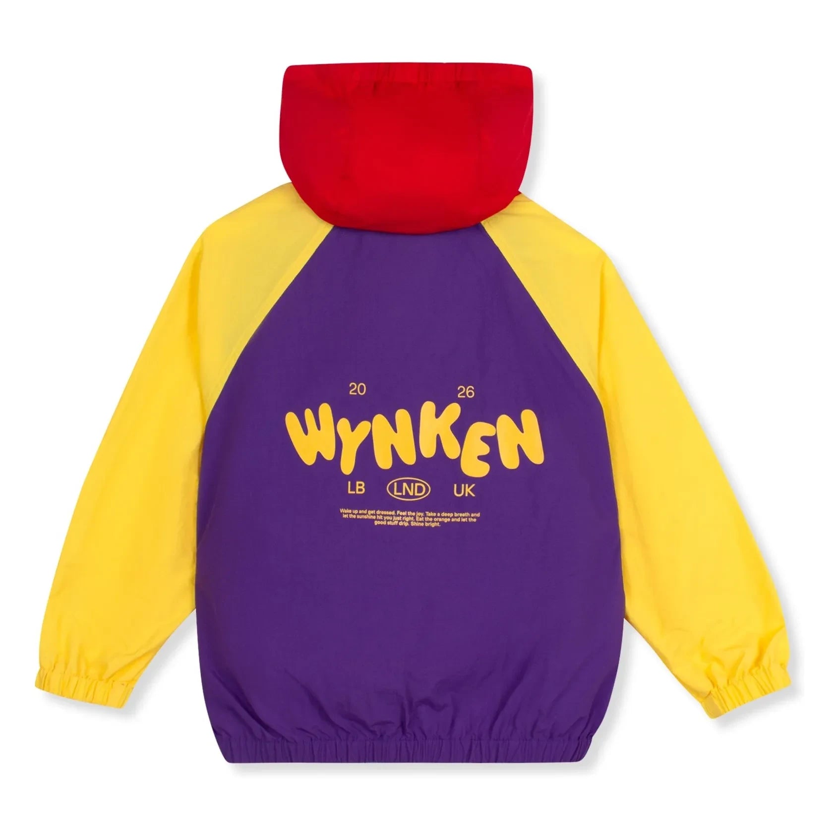Wynken - Colorblock su geçirmez ceket | Mor