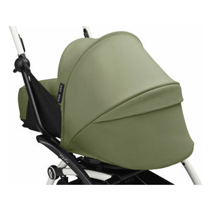Stokke® - YOYO³ 0+ yenidoğan bebek arabası Beyaz şasi | Zeytin