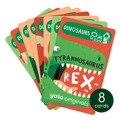 Yoto Player - BrainBots: Dinozor kartları - 8'li paket