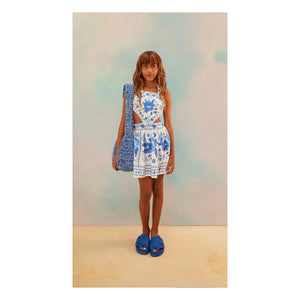 Fabula - Cut Fleurs Elbise | Mavi
