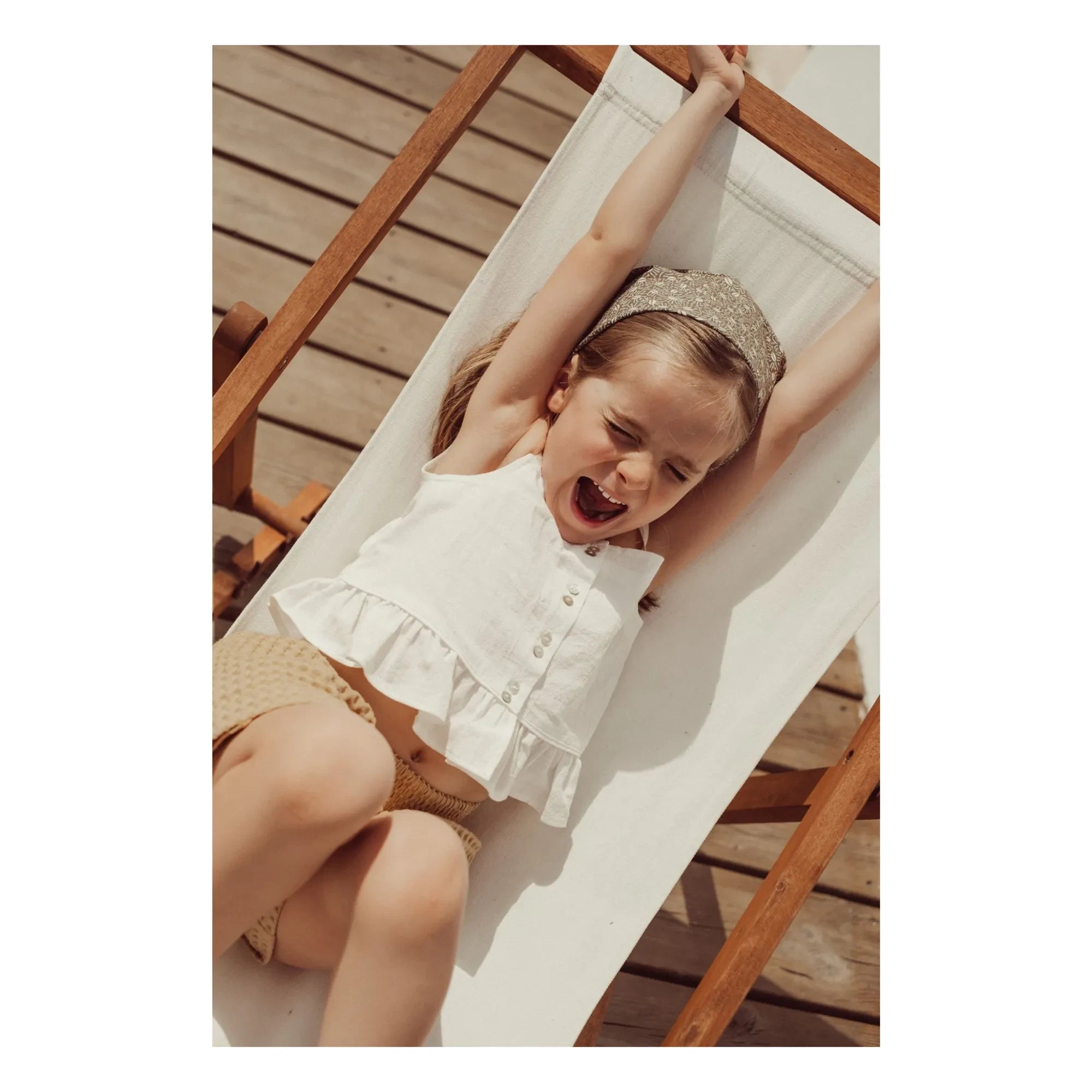 THE LiTTLE POETS - Rosalia Organik Pamuk Crop Top | Beyaz