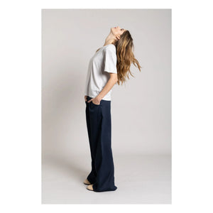 Smallable Woman - Hana organik pamuklu T-shirt | İnci grisi