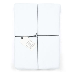 Haomy - Dili Pamuklu Müslin Sıkı Çarşaf | Beyaz