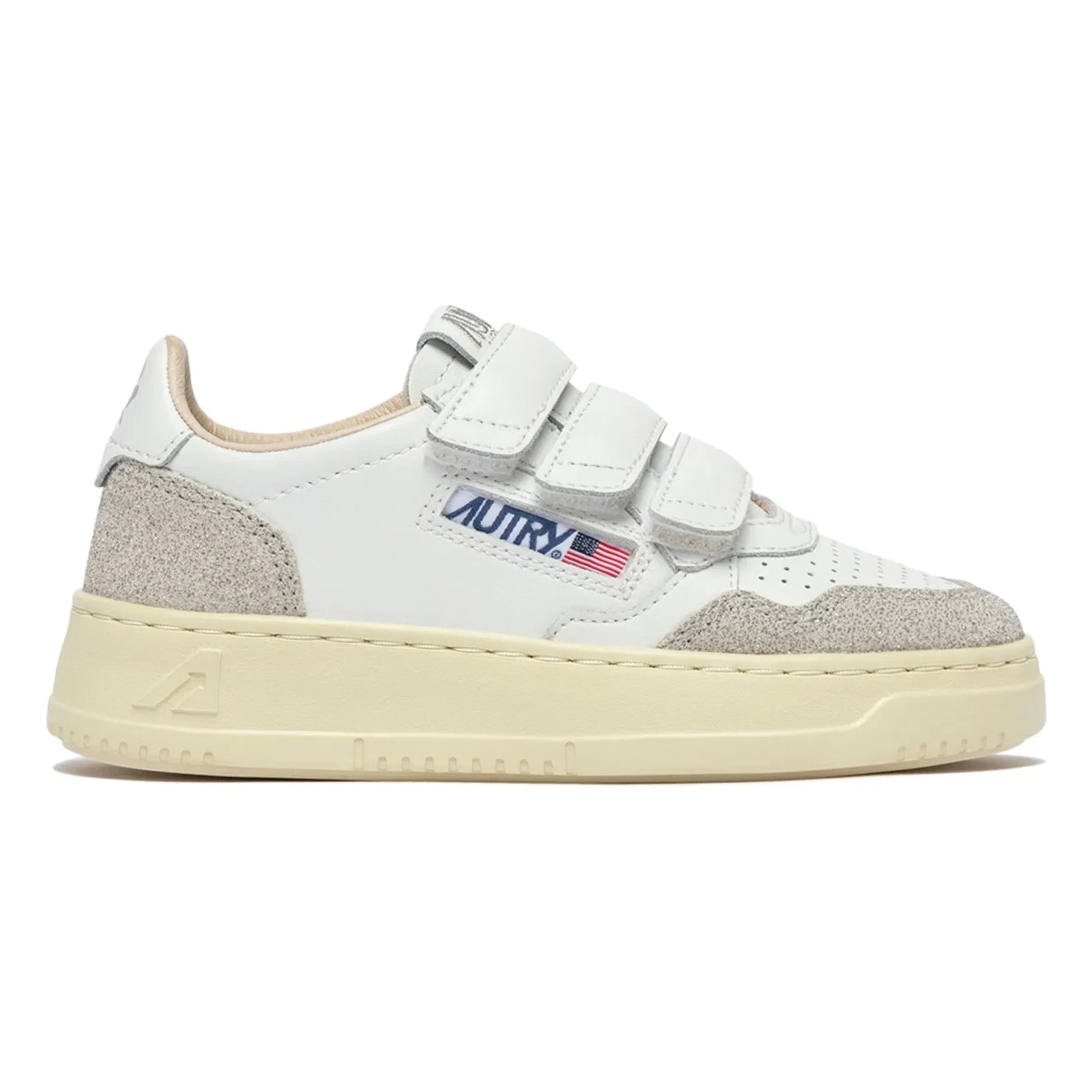 Autry - Baskets Kids Kidstripes Low Glitter Deri | Gümüş