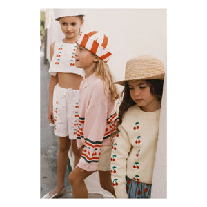 Tinycottons - Polo Kiraz Örgü | Pembe